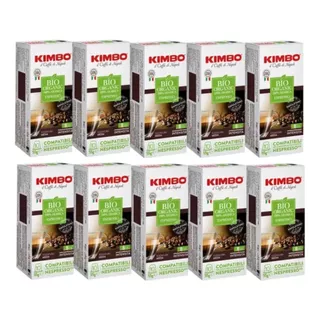 100 Cápsulas Kimbo Espresso Bio 100% Arábica Compatibles  