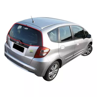 Borracha Vidro Traseiro Vigia Honda New Fit 2010 Em Diante