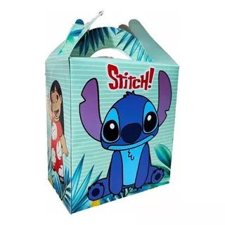 Stitch 50 Cajas Dulceras Bolos Recuerdo Fiesta Stitch Lilo