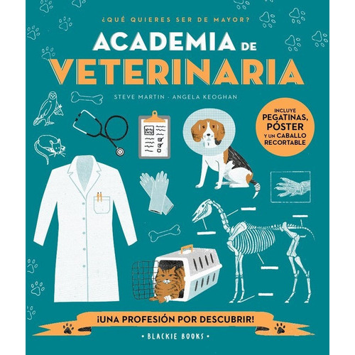 Academia De Veterinaria, De Steve Martin. Editorial Blackie Little, Tapa Blanda En Español