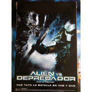 Poster Alien Vs Depredador (2004) Original Para Videoclub