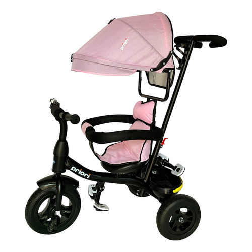 Triciclo Infantil Con Asiento Giratorio Priori Color Rosa