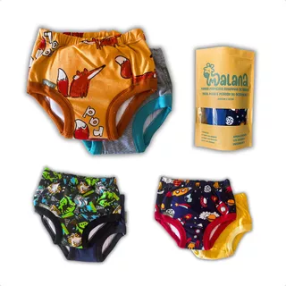 Cueca Desfralde Treinamento Resistência Malana Eco 8 Peças