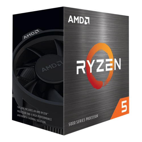 Procesador gamer AMD Ryzen 5 5600X 100-100000065BOX  de 6 núcleos y  4.6GHz de frecuencia con gráfica integrada