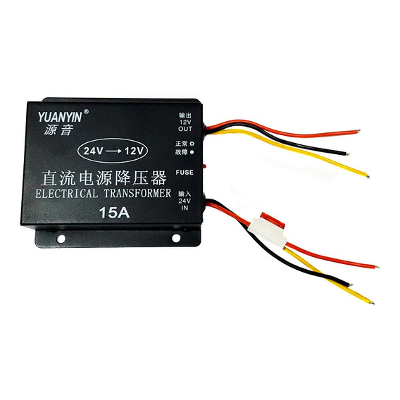 Convertidor Transformador De 24v Dc A 12v Dc 15 Amperios