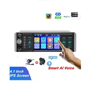 Radio Pantalla 4.1 Multimedia 1 Din Con Cámara De Reversa