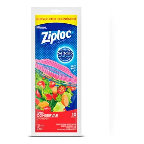 Bolsas Ziploc Para Conservar Grandes 10unid