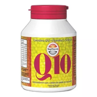 Coenzima Q10 + Selênio + Vitamina E 60 Cápsulas Toptherm