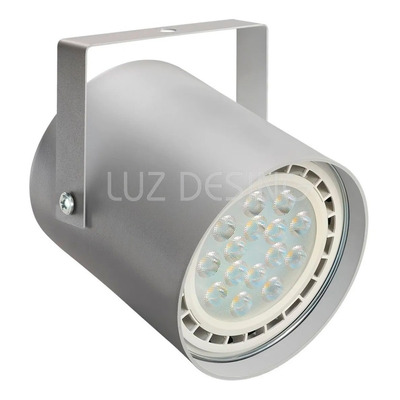 Spot Cabezal Cilindro Blanco Ar111 Apto Led Obra Riel Local