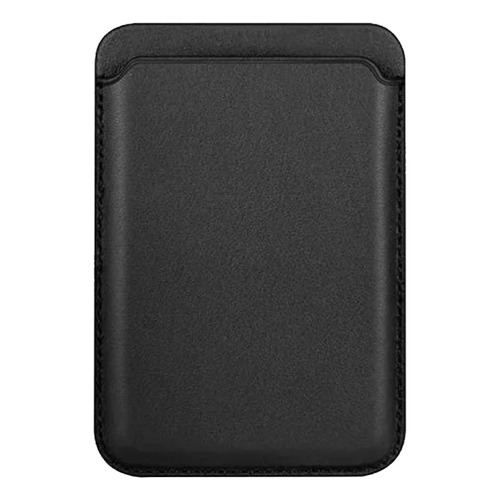 Tarjetero Cellbox Magnético de Cuero Para iPhone 12 / 13 / 14 / 15 - Compatible con Magsafe - Color Negro