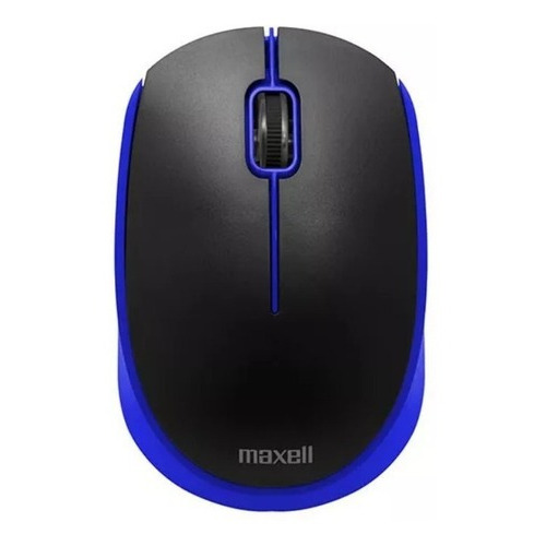 Mouse Inalámbrico Maxell Básico Óptico 1200 Dpi Usb Wireless Color Azul