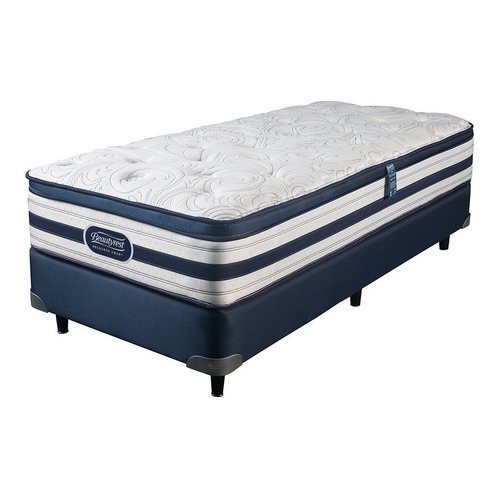 Sommier Simmons Beautyrest Recharge Smart Ultra 1 plaza de 190cmx90cm