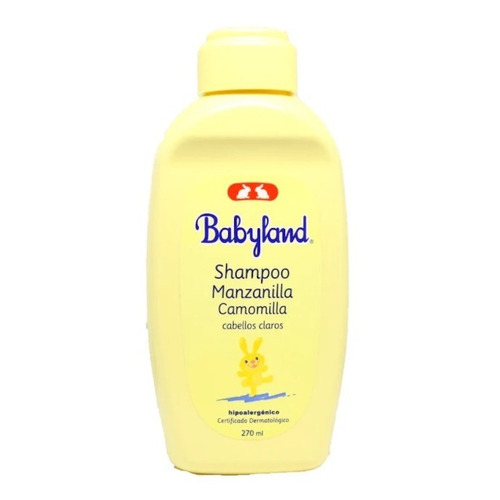 Shampoo Babyland Manzanilla Camomilla Hipoalergenico 410 Ml