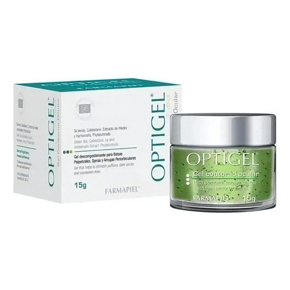 Gel Farmapiel Optigel Contorno De Ojos Con Té Verde 15 Gr Momento de aplicación Día/Noche Tipo de piel Todos