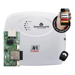 Central Alarme Jfl Smart Cloud 18 C/ App + Modulo Ethernet