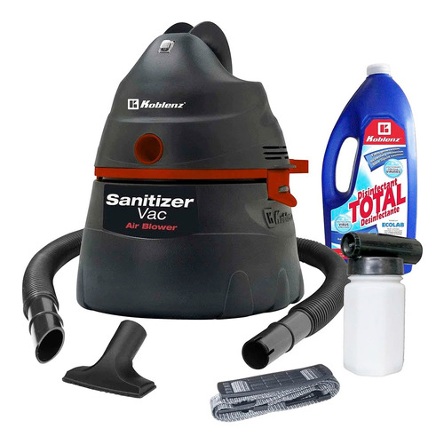 Aspiradora Sanitizadora Wd-390s Koblenz® Desinfectante, 120v Color Negro