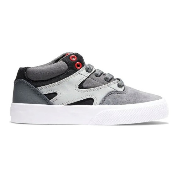 Zapatilla Niño Dc Kalis Vulc Mid Adbs300367 Grey/black