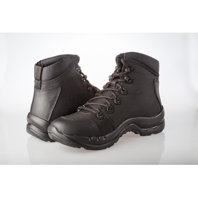 Botas Hombre Lona Cuero Deportiva Impermeable Motociclismo 