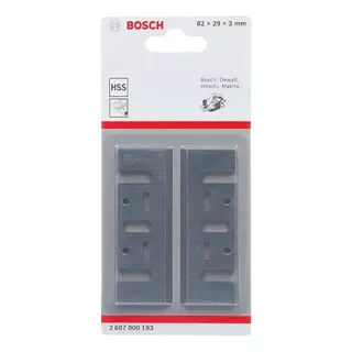 Cuchillas Reversible 82mm Cepillo Electrico Bosch 2607000193