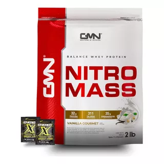Proteina Nitromass 2lbs+sobres - Unidad a $90900