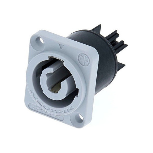  Neutrik Nac3mpb-1 Conector Powercon Salida Chasis Gris 20a 