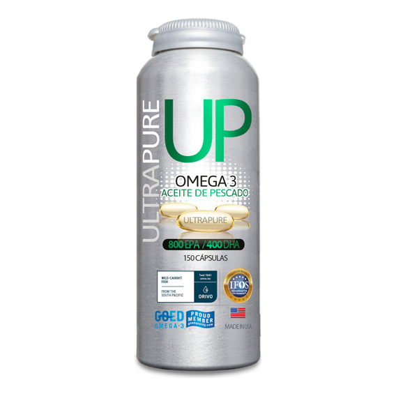 Suplemento en cápsula Newscience  Omega UP UltraPure omega 3 en frasco 150 un