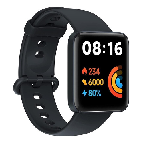 Smartwatch Xiaomi Redmi Watch 2 Lite Gl Color de la caja Negro Color de la correa Negro Color del bisel Negro