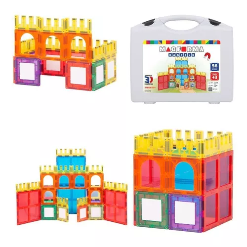 Brastoy Blocos De Montar Construção Brinquedo Educativo Infantil (128  Peças) : : Brinquedos e Jogos