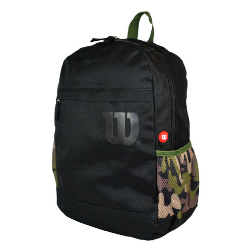 Mochila Wilson Open Urbana Deportes Reforzada Porta Notebook Color Black