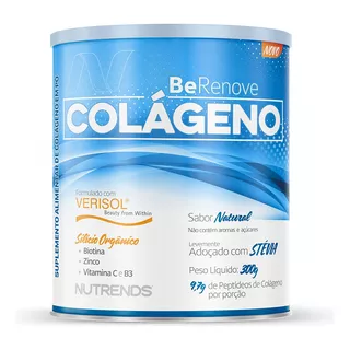 Colágeno Verisol + Hidrolisado Em Pó 300g Berenove