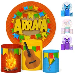 Trio Capa Cilindro + Painel Festa Tecido Veste Fácil C/elást no Mercado Livre com oferta e cupom de desconto