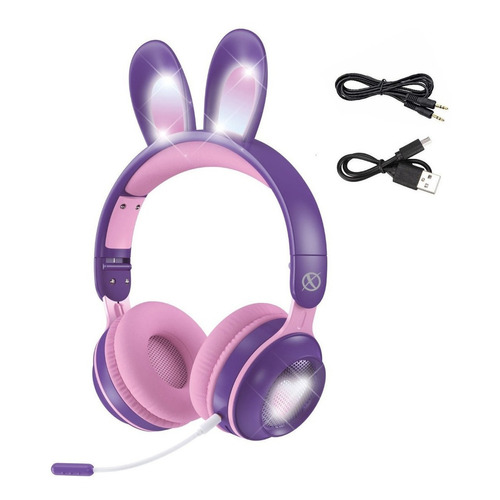 Auriculares Xinua Bunny Brush X-BB violeta