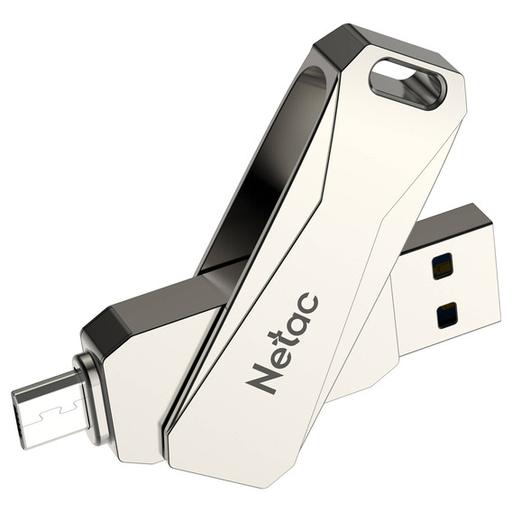 Pendrive 256gb Netac Dual Usb3.0 Y Tipo C Otg Flashdrive