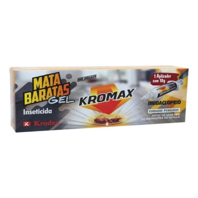 Kromax 10g Gel Repelente Mata Barata Prático Rápido Eficaz