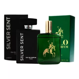 Perfume Para Presente Dia Dos Pais Polo Club Green + Silver Sent Ótima Fixação 