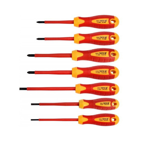 Set Destornilladores Aislados 7 Pcs Yt-2828 - Yato