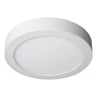 Panel Plafon Led Aplicar 24w Redondo Blanco Luz Fria Baw