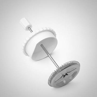 Cafetera Prensa Francesa Sakura Infusa (8 Pocilos) 192100w P Blanca