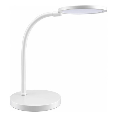 Lampara Escritorio Bonnie Blanco Led 7w Mesa Dimerizable Blanco