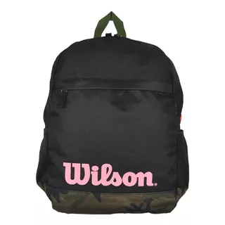 Mochila Urbana Deportes Impermeable Porta Notebook Wilson Color Negro 2