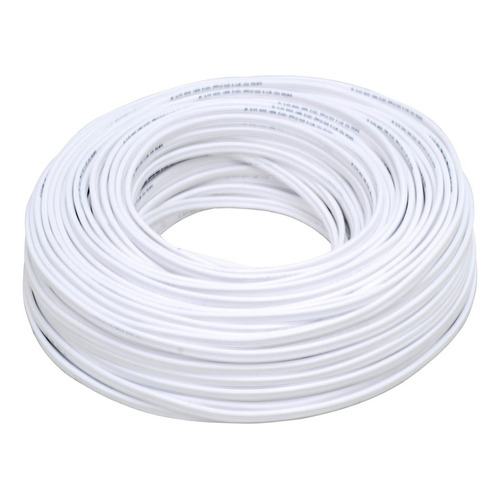Cable Eléctrico Pot Cca 2 X 18, 100 M Color Blanco Surtek