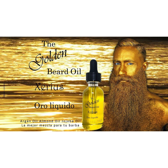 Aceite Para Barba Xerius Golden 30 Ml Del Mejor Aceite!!