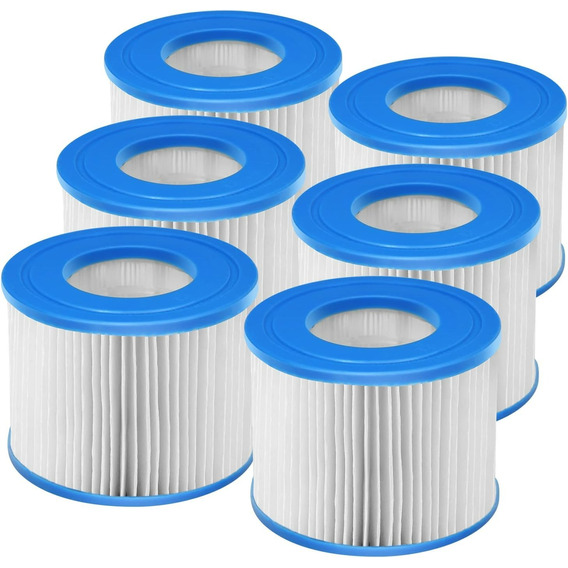 Pack De 6 Filtros De Spa Tipo Vi De Repuesto Para Lay-z-spa