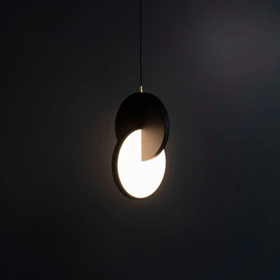 Colgante Led Pacman Suspender 19161 Negro Deco Moderno Cie