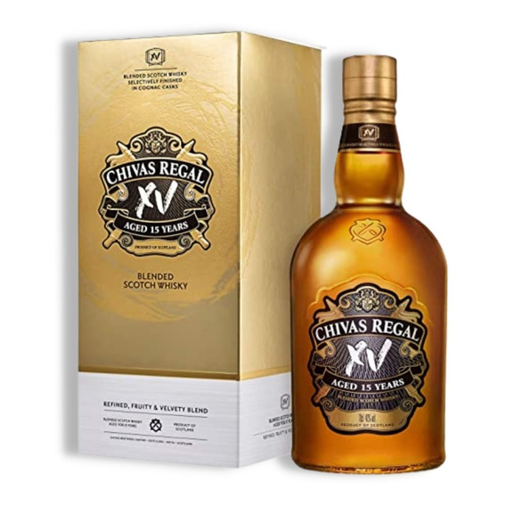 Whisky Chivas Regal Xv 15 Años Destilado 750ml C/estuche