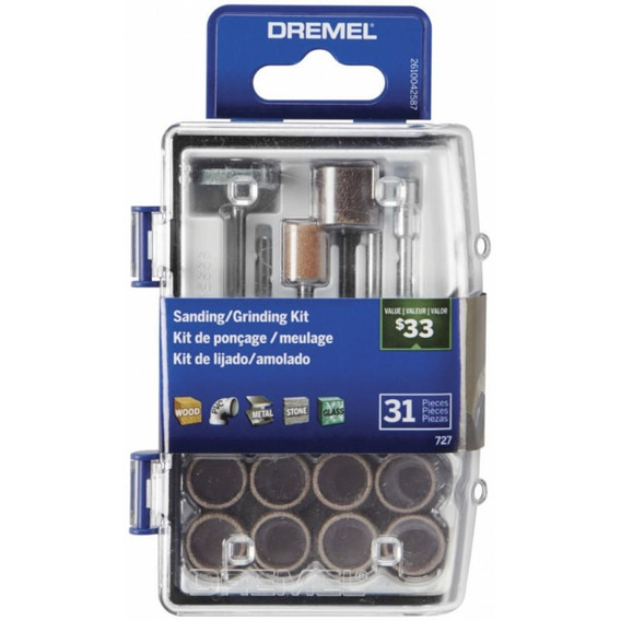 Micro Kit Dremel 727 Lijar/desbastar 31 Piezas