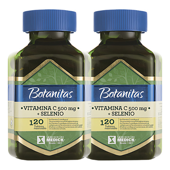 Vitamina C 500mg + Selenio X2 - Unidad a $524