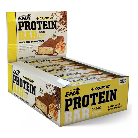 Barras De Proteínas Ena Protein Bar Caja De 16 Unidades