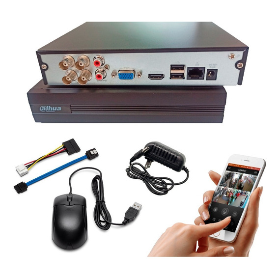 Dvr 4 Canales Pentahibrido Dahua 2 Megapixel Full Hd 1080p 