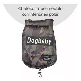 Ropa Para Perros Camuflado Talle S | Abrigo Para Mascotas Con Interior De Polar | Chaleco Para Perros Con Diseño Militar |